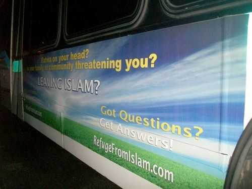 anti Islam bus add